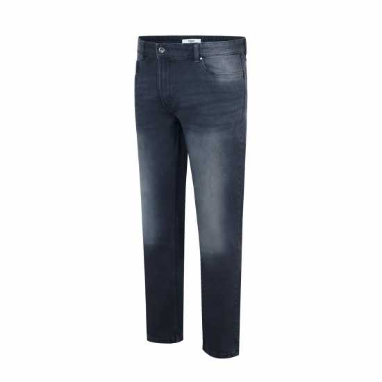 Firetrap Strtch Jeans Sn99 Черно Мъжко облекло за едри хора