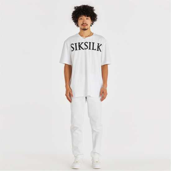 Siksilk St Jean Sn99 Бяло Мъжко облекло за едри хора