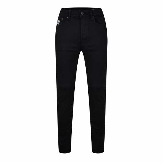 Pretty Green Pg Slim Fit Jeans Sn44 Черно прецакване 