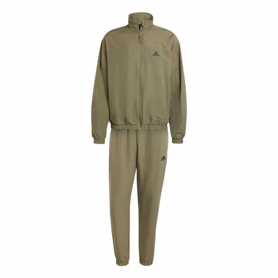 Adidas Мъжки Спортен Екип Sportswear Woven Colorblock Track Suit Mens Олива Страта Мъжки спортни екипи в две части