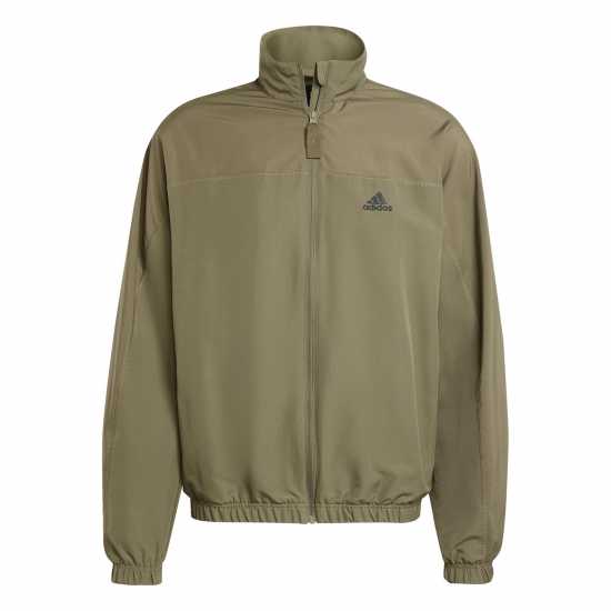 Adidas Мъжки Спортен Екип Sportswear Woven Colorblock Track Suit Mens Олива Страта Мъжки спортни екипи в две части