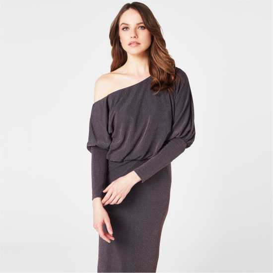 Biba X Tess Daly Off Shoulder Dress Сиво Dresses Under 60