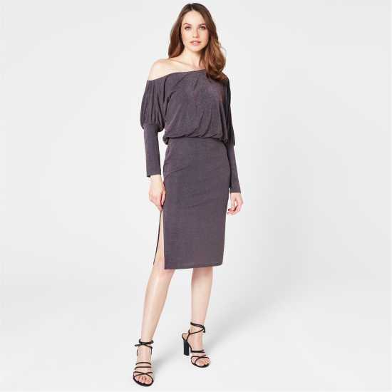 Biba X Tess Daly Off Shoulder Dress Сиво Dresses Under 60