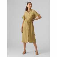 Vero Moda Vm Iris Wvn Drs Ld99 Хаки 