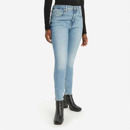 Levis Вталени Дънки 721 High Rise Skinny Jeans  Denim Edit