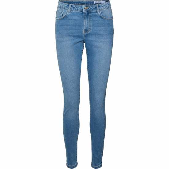 Vero Moda Вталени Дънки Skinny Jeans Ld00 Mid Blue Denim 