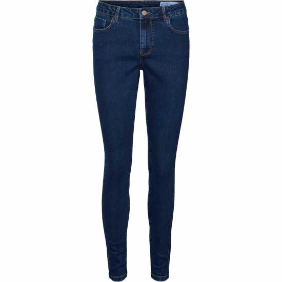 Vero Moda Вталени Дънки Skinny Jeans Ld00 Тъмно син деним 