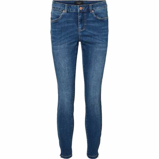 Vero Moda Tilde Midrise Slim Ankle Zip Jeans  