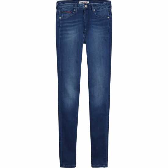 Вталени Дънки Tommy Jeans Sylvia High Rise Super Skinny Jeans Найсвил Среден Блуе 