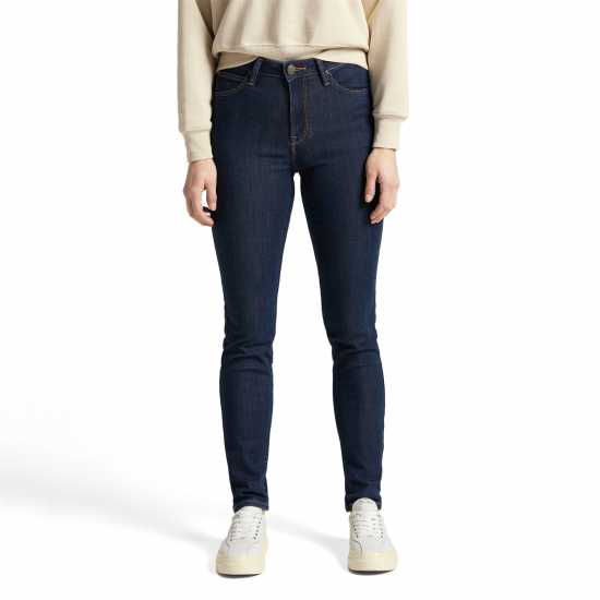 Вталени Дънки Lee Scarlett Skinny Jeans Womens Тонално Стоунуош 