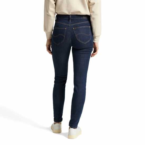 Вталени Дънки Lee Scarlett Skinny Jeans Womens Тонално Стоунуош 