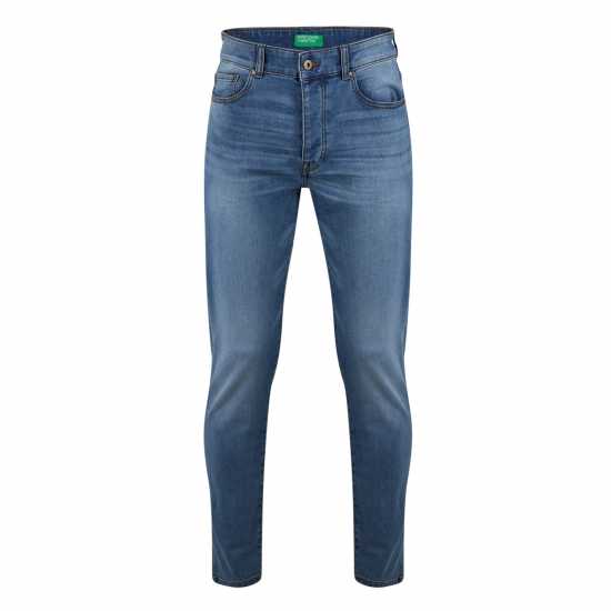 United Colors Of Benetton Straight Leg 5 Pocket Denim Jeans Средно пране Мъжки дънки