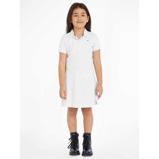 Tommy Hilfiger Essential Short Sleeve Polo Dress Junior  Kids