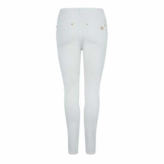 Biba Вталени Дънки Stevie Stretch Skinny Jeans White 