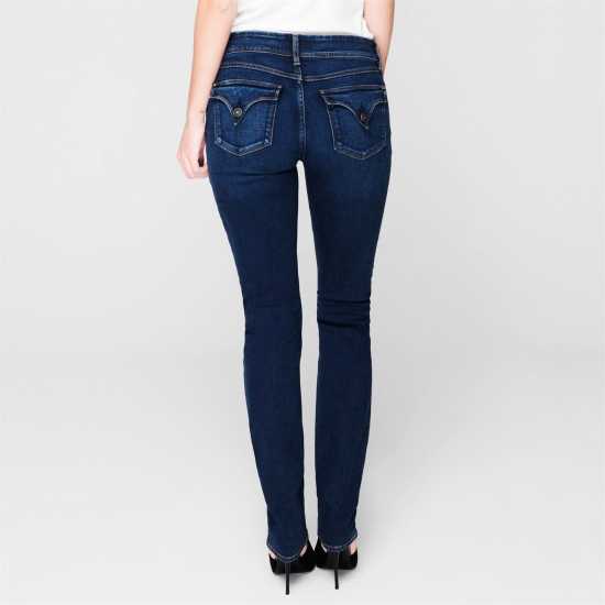 Вталени Дънки Hudson Collin Mid Rise Skinny Jeans  