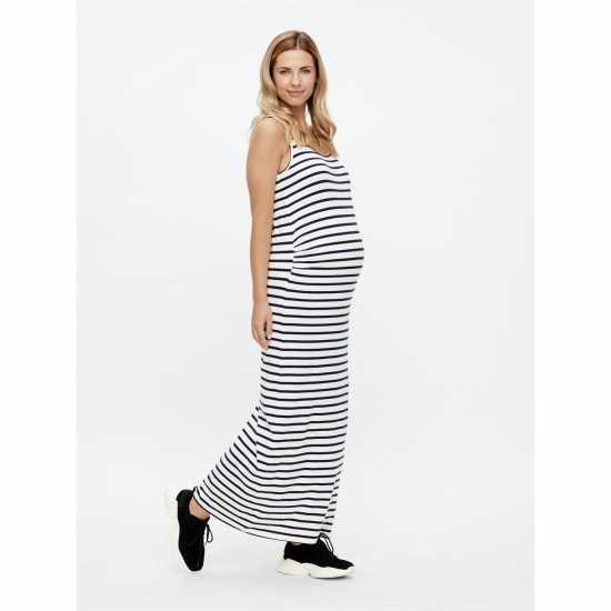 Mamalicious Ladies Maternity Jersey Tank Maxi Dress  