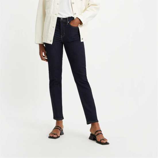 Levis 724 High Rise Straight Jeans  Denim Edit