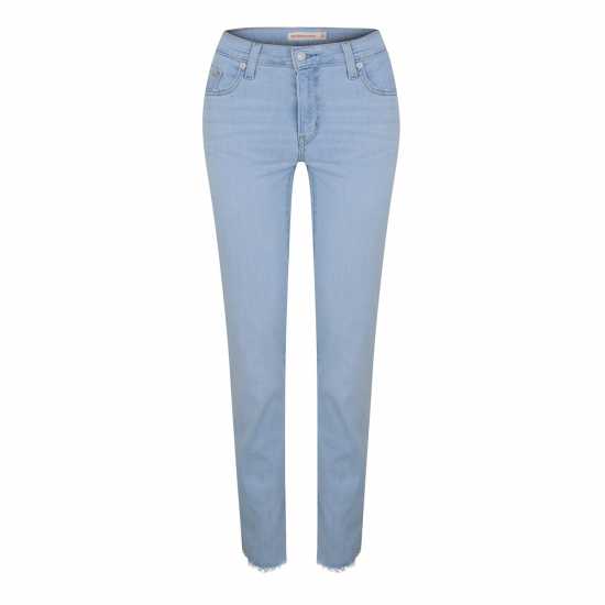 Levis 724 High Rise Straight Jeans Слане Скен 