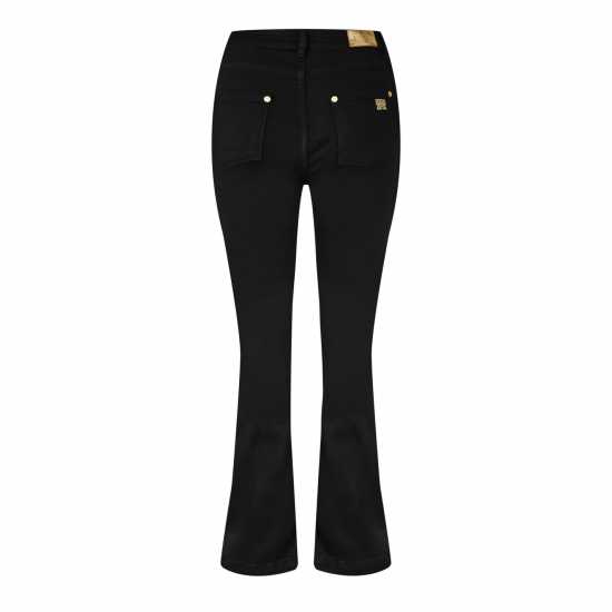 Biba Dolly Flare Jeans Черно Дамски дънки