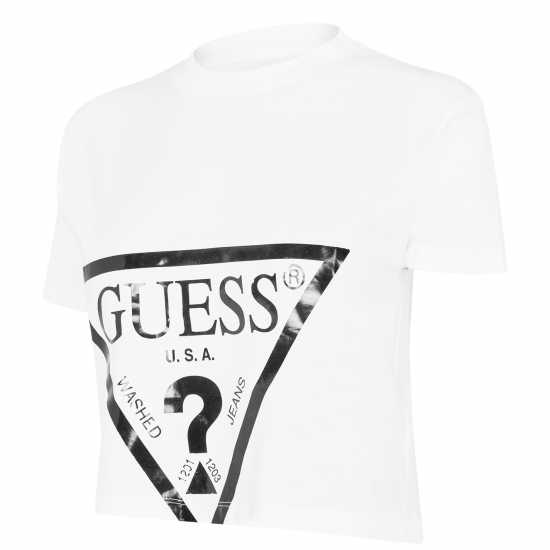 Guess Cropped T-Shirt Бял G011 Womens