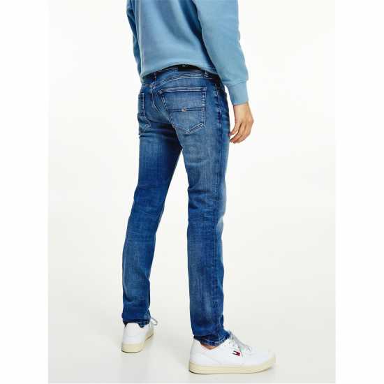 Tommy Jeans Scanton Slim Fit Jeans Якоб Средно син Mens