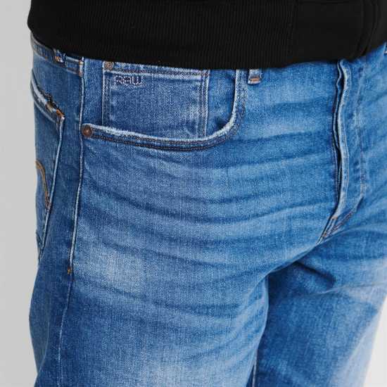 G Star 3301 Regular Tapered Jeans Azure 