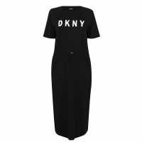 Dkny Средна Рокля Logo Midi Dress  