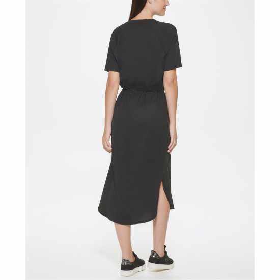 Dkny Средна Рокля Logo Midi Dress  