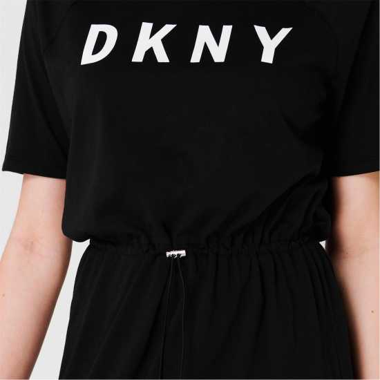 Dkny Средна Рокля Logo Midi Dress  