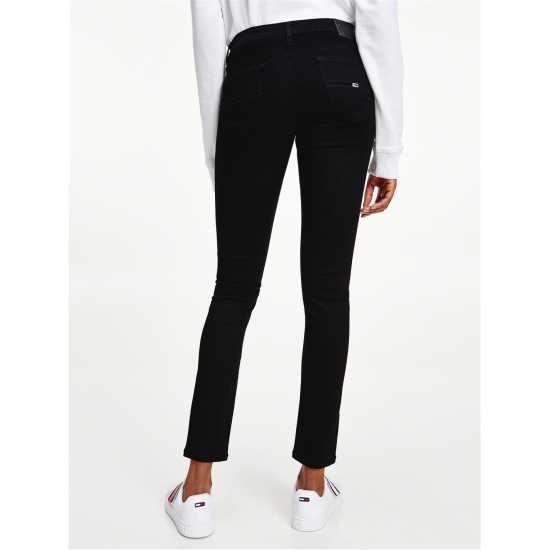 Вталени Дънки Tommy Jeans Sophie Low Rise Skinny Jeans Черно Разтягане 