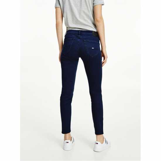 Вталени Дънки Tommy Jeans Sophie Low Rise Skinny Jeans Авеню Тъмно Синьо 