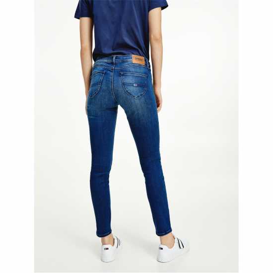 Вталени Дънки Tommy Jeans Sophie Low Rise Skinny Jeans Найсвил Среден Блуе 