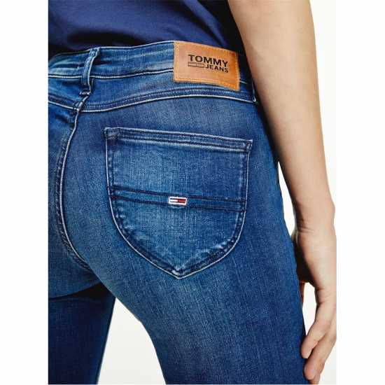 Вталени Дънки Tommy Jeans Sophie Low Rise Skinny Jeans Найсвил Среден Блуе 