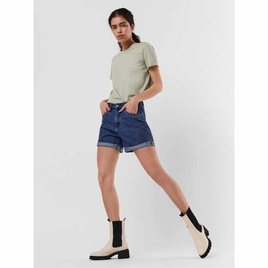 Vero Moda Shorts Средно синьо Womens