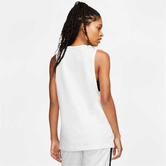 Nike Sportswear Women's Muscle Tank Top Бяло Дамски тениски и фланелки