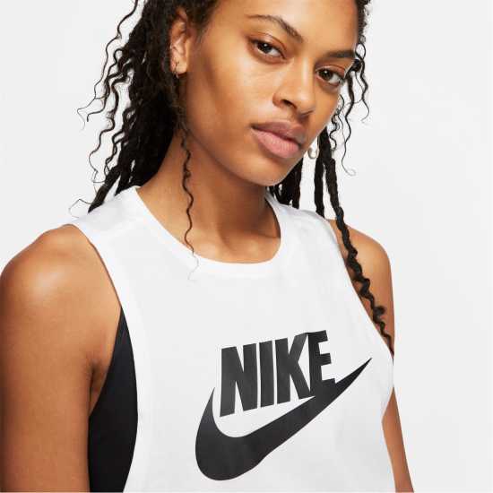 Nike Sportswear Women's Muscle Tank Top Бяло Дамски тениски и фланелки