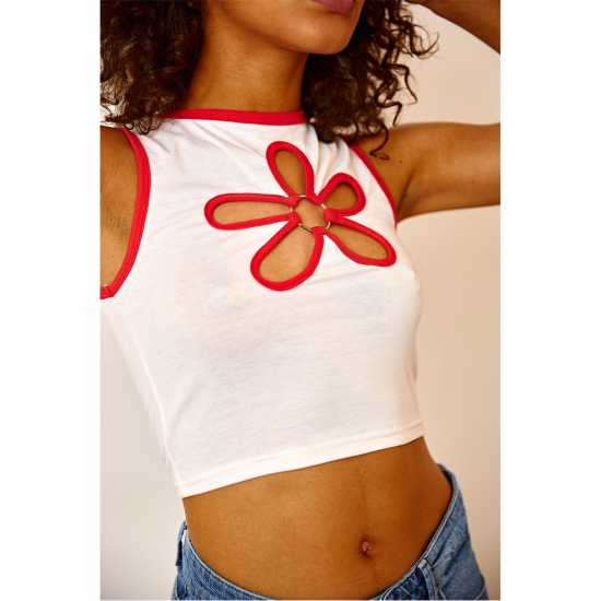 Daisy Street Cut Out Crop Top  Daisy Street