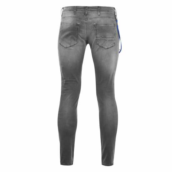 Replay Titanium Stretch Slim Fit Jeans Среден сив 096 