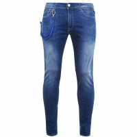 Replay Titanium Stretch Slim Fit Jeans Средно синьо 009 