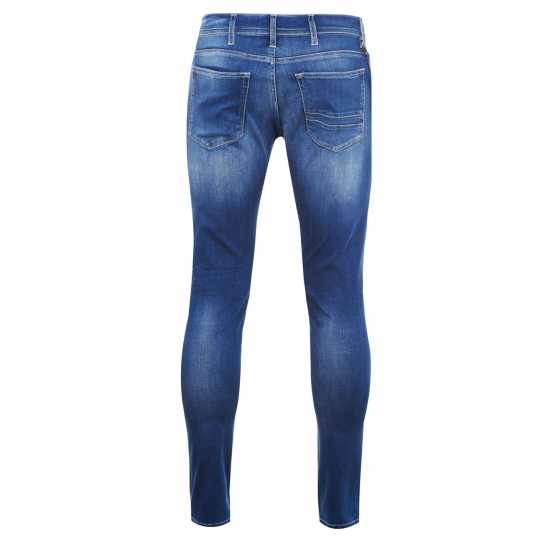 Replay Titanium Stretch Slim Fit Jeans Средно синьо 009 