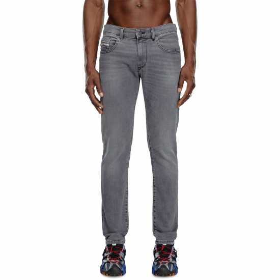 Diesel Стеснени Дънки D Strukt Slim Jeans Сиво 