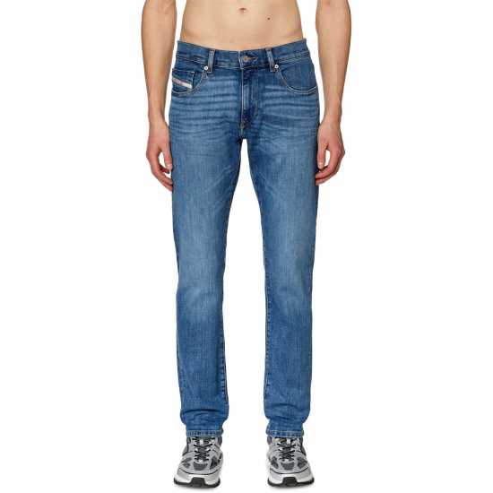 Diesel Стеснени Дънки D Strukt Slim Jeans Светла измивка 01 