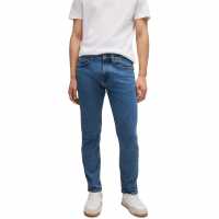 Hugo Boss Стеснени Дънки Boss Delaware Slim Jeans Средно синьо 428 