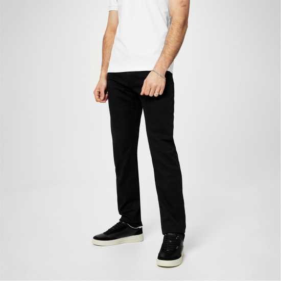 Hugo Boss Boss Maine Regular Jeans Черно 002 Denim Edit