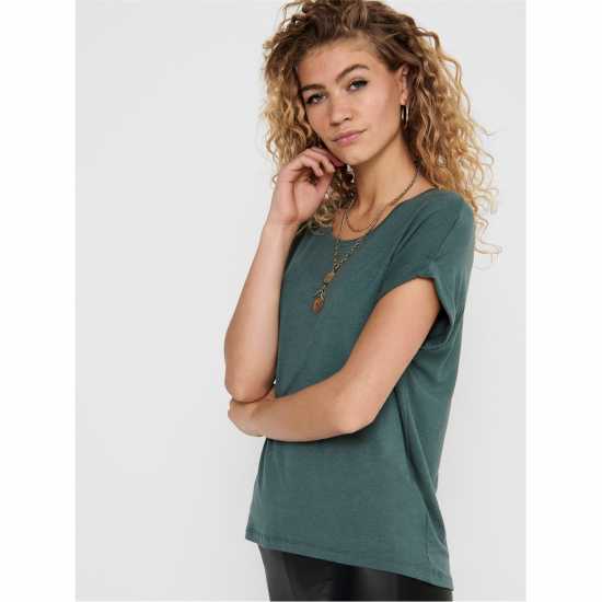 Only Moster O-Nk Top Ld00 Balsam Green 