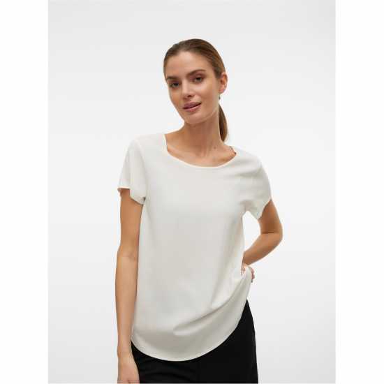 Vero Moda Bella Ss Top Ld00 Снежана Бяла 