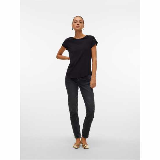 Vero Moda Bella Ss Top Ld00 Black 