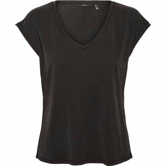 Vero Moda Filli Ss V-Neck Ld00 Black 