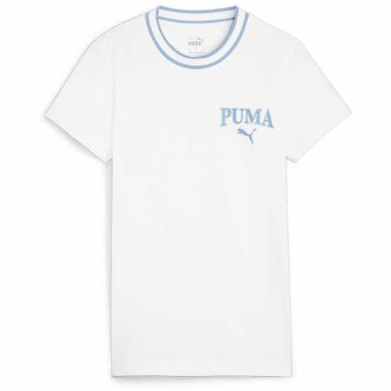 Puma Squad Tee T-Shirt Womens Пума Бяло 