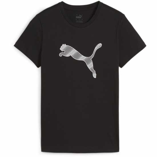 Puma Mass Merchants Tee T-Shirt Womens Puma Black 